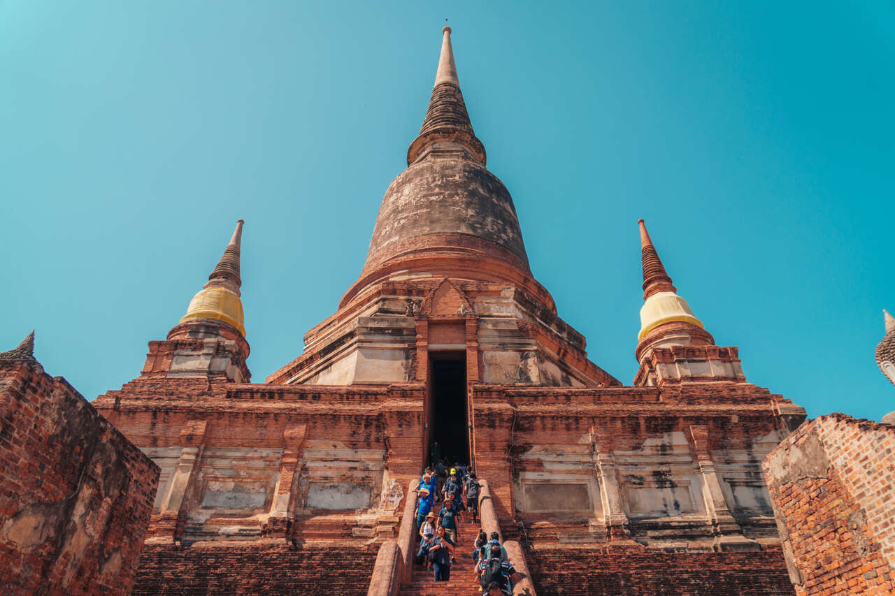 Ayutthaya Wat Cha Yai Mongkok, Thailand